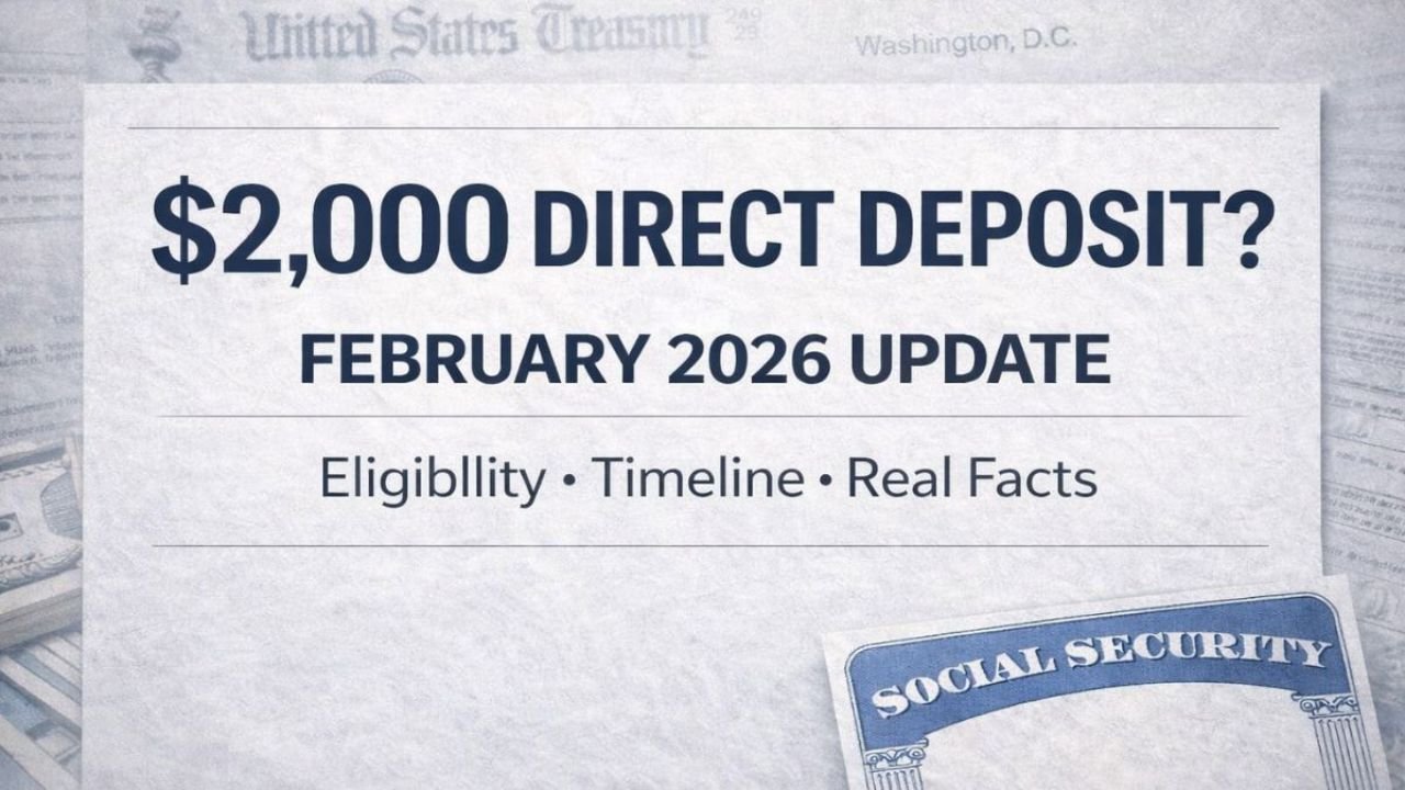$2,000 Direct Deposit Update for February 2026: Eligibility Rules, Timeline, and the Real Facts