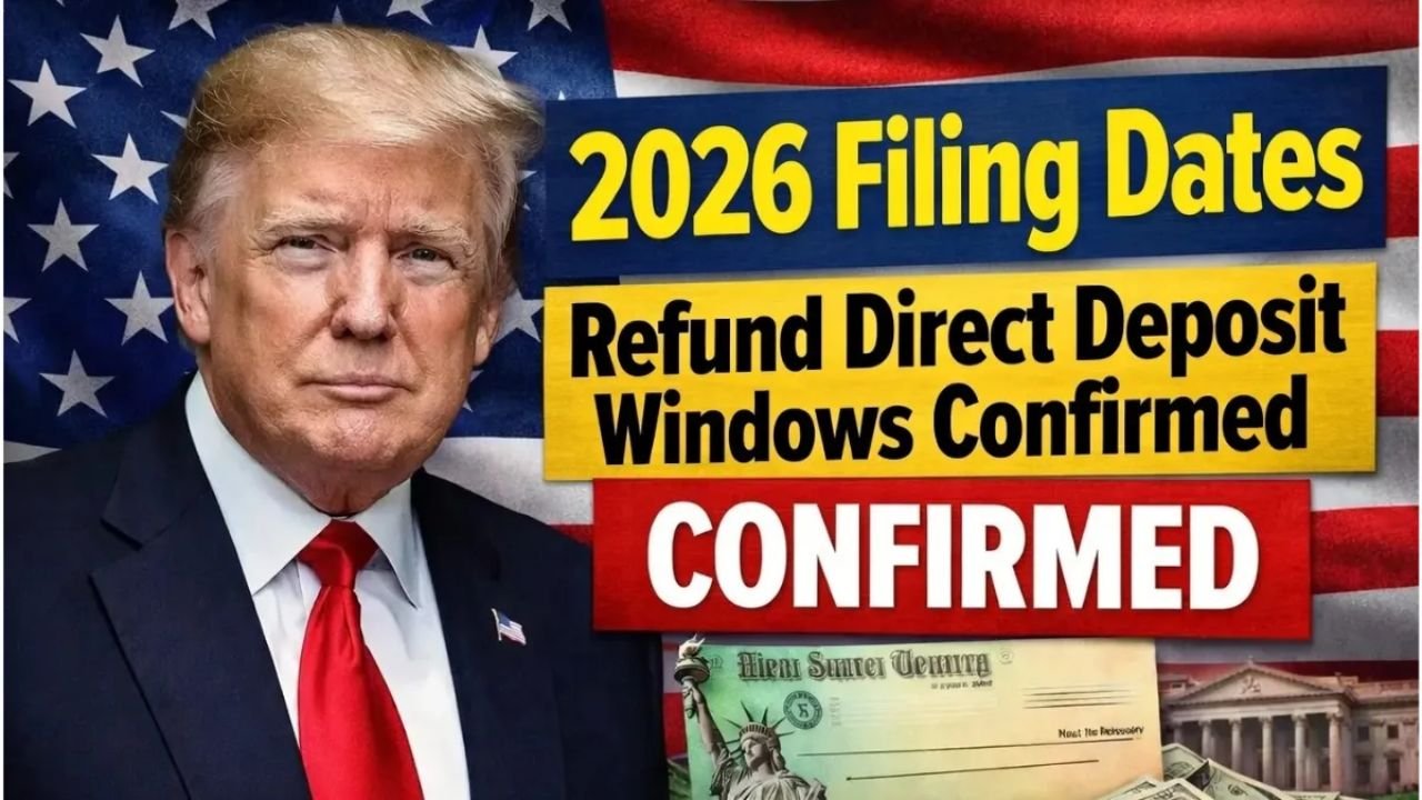 IRS Update Today: 2026 Filing Dates and Refund Direct Deposit Windows Confirmed
